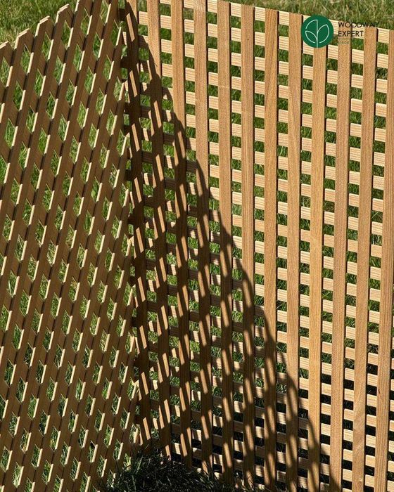 Дерев'яні решітки (решетки) Дуб, Ясен, Вільха, Бук (1200х620мм)