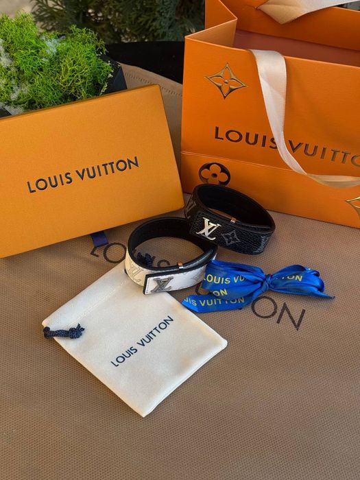 Браслет чоловічий Louis Vuitton Браслет LV Кожаный браслет Луи Виттон