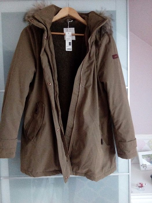 Nowa zimowa kurtka Esprit rozm 42/XL śliczna!!