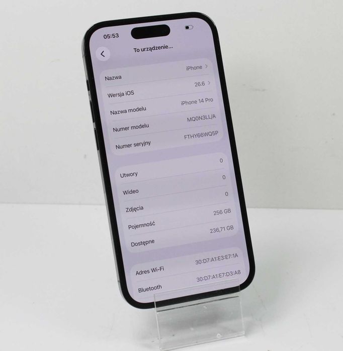 Telefon IPHONE 14 PRO 256GB