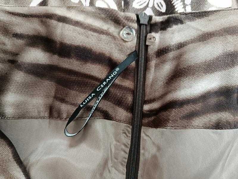 Luisa Cerano спідниця міні 100% натуральний шовк як нова 46/52