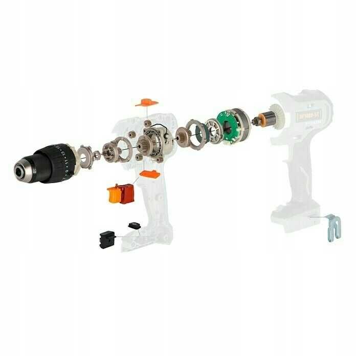 Wkrętarka z udarem Toolson zasilanie akumulatorowe 18 V DF1000-ST