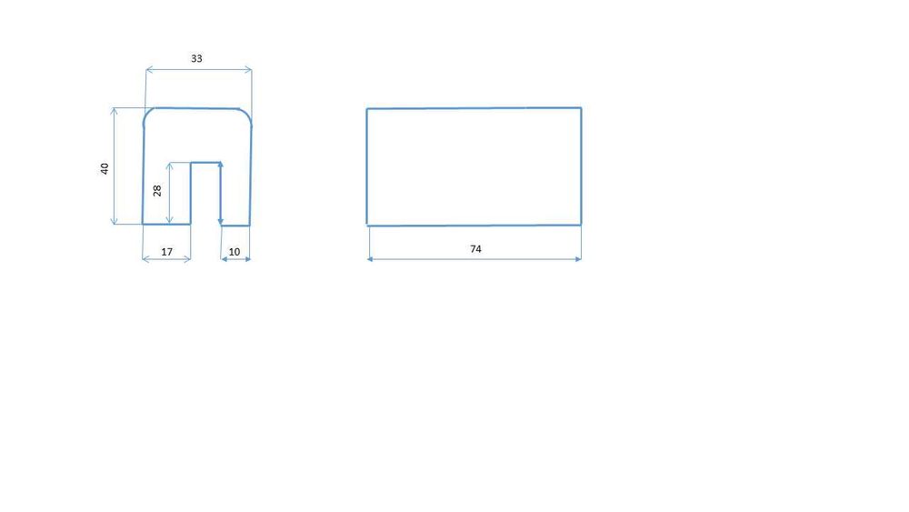 Ślizg, prowadnica blok do podnośnika dwukolumnowego