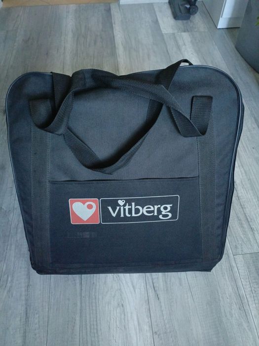 SPRAWNY materac wibracyjny Vitberg Enabio MM239 + torba + mocniejszy zasilacz