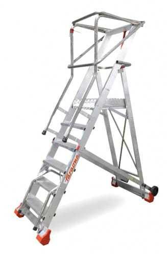 Drabina magazynowa jezdna FARAONE wys. rob.4,23m
model 300/SMT