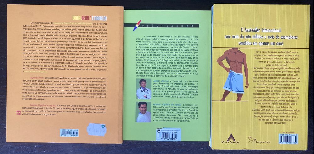 3 Livros Dieta e Emagrecer
