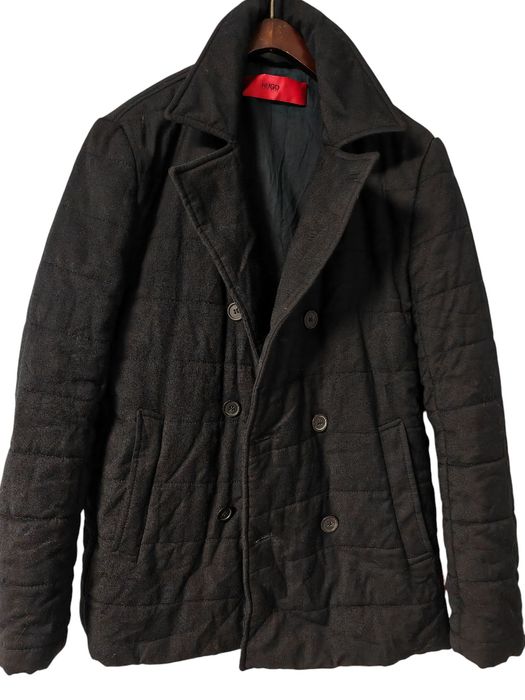 Super wełniany płaszcz Hugo Boss rozm L