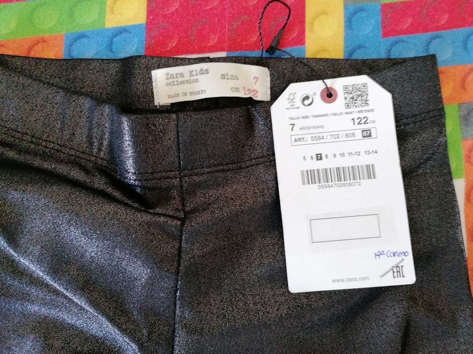 Leggings pretas cheias de estilo