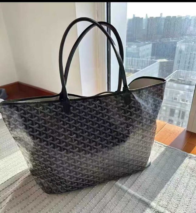 Klasyczna torebka shopper Goyard w szarej wzorówce