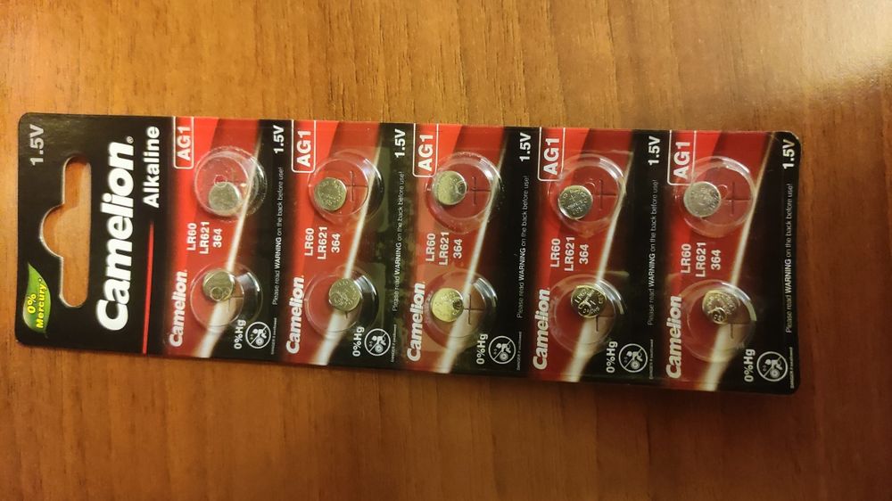 Батарейки camelion alkaline LR60 LR621 364 1.5v