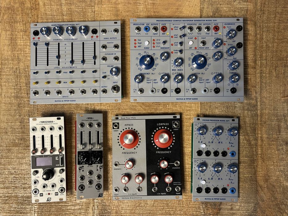 Tiptop Audio Buchla 207t Mixer eurorack syntezator modularny mikser