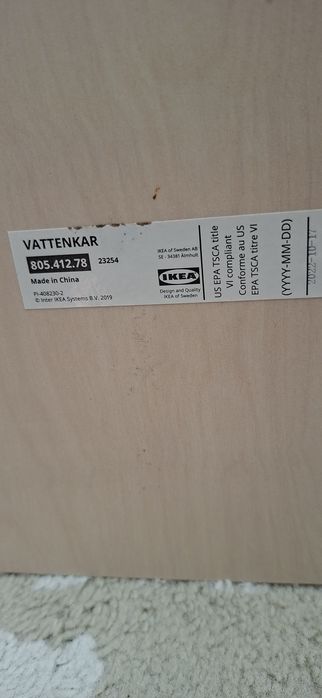 Ikea połka/tablica perforowana 38×32 cm