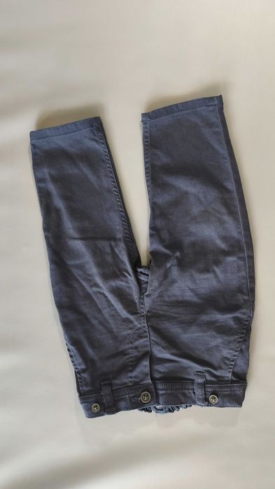 Spodnie jeansy czarne rurki h&m 80 regulowane