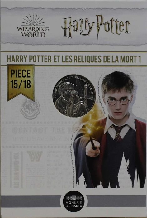 Moeda 10 € Prata - "Harry Potter e os Talismãs da Morte I" CoinPostal
