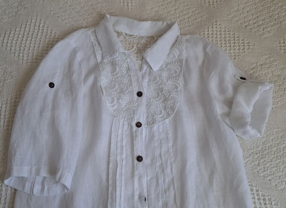 Bluzka damska lniana.