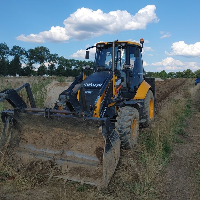 Usługi koparko ładowarką, roboty prace ziemne, koparka Słupsk wywrotka