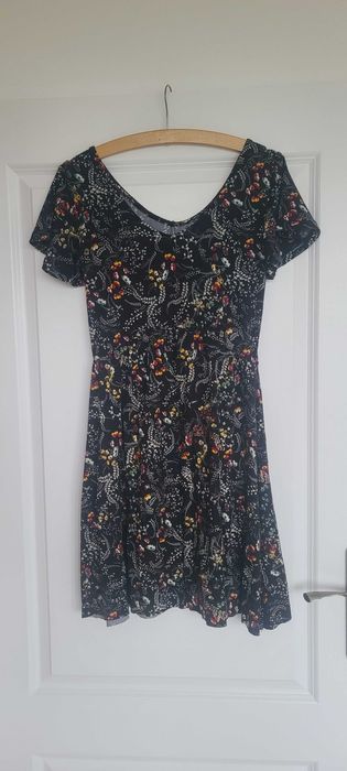 Huose sukienka krótka kwiaty boho hippie