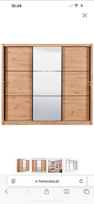 Roupeiro modelo ikea em muito bom estado