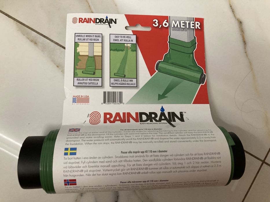 Rozprowadzacz wody deszczowej RAIN DRAIN 3,6 m