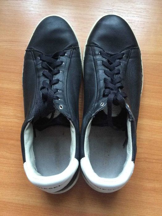 Мужские черные кеды кроссовки Дизель Diesel р. 45 Оригинал