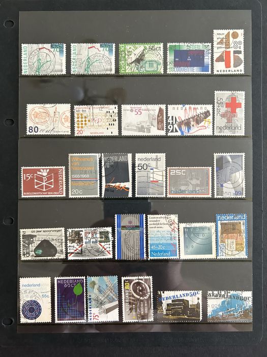 Поштові марки Нідерланди, Австрія, Болгарія, Німеччина, ін