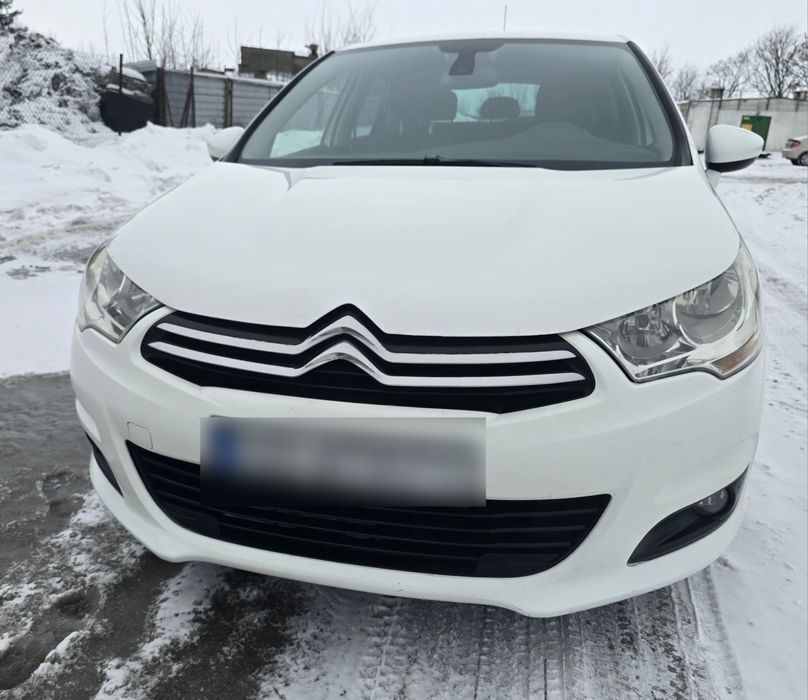 Citroen C4 1.6 HDI 90 KM 2012r Nawigacja Climatronic Alu Felgi BIAŁY P