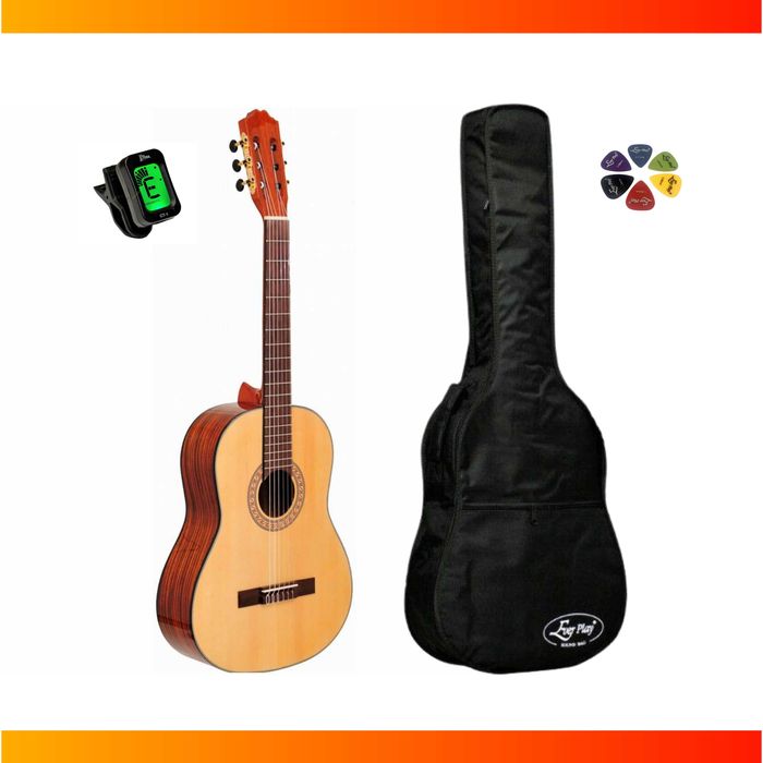 Gitara klasyczna Ever Play Taiki Zebrano 4/4 + pokrowiec + stroik