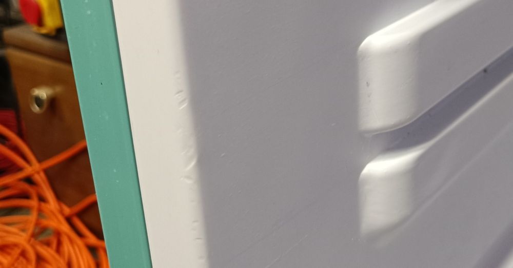 Lodówka seledynowa retro Amica