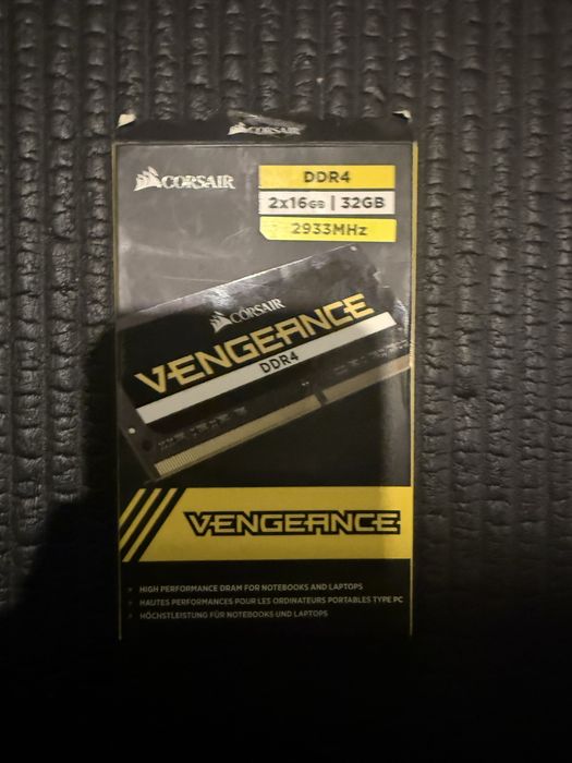 Ram do laptopa corsair vengeance