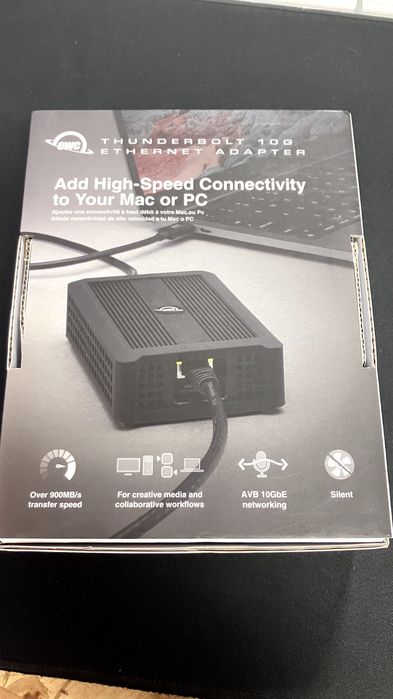 OWC Adaptador Ethernet Thunderbolt 3 10G