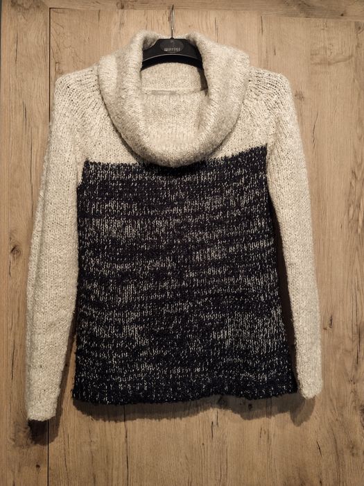 Sweter M  ciepły golf