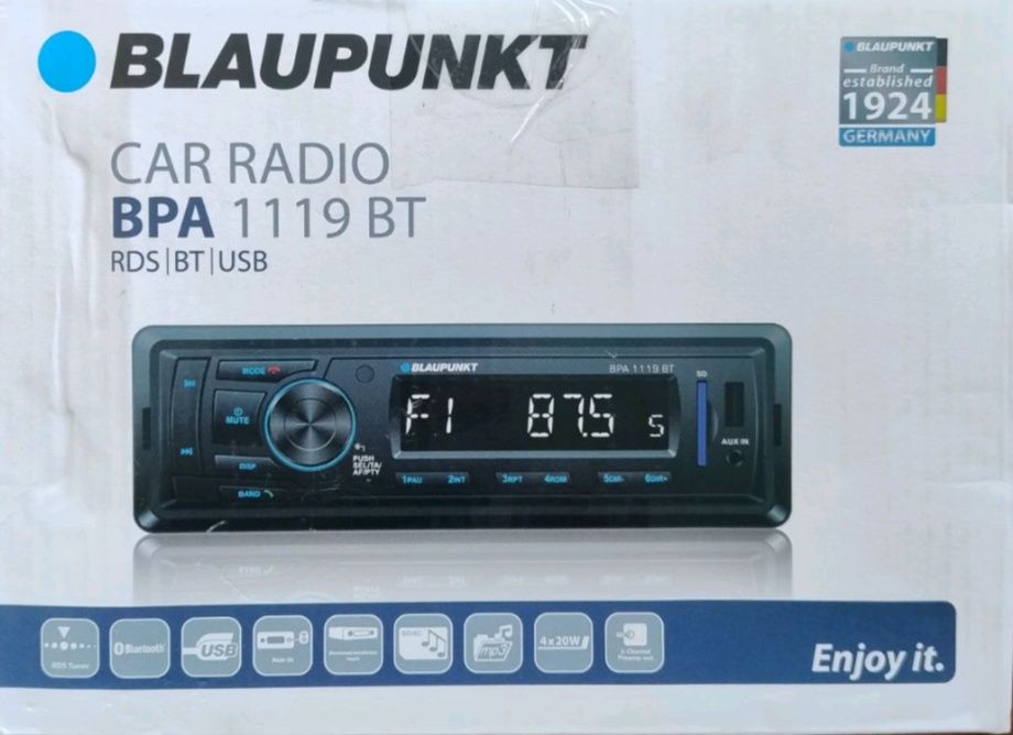 Автомагнітола Blaupunkt BPA 1119 BT (Bluetooth/USB/SD