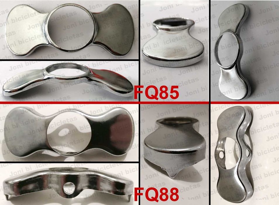 Coroas de forqueta de bicicleta clássica (embelezadores)