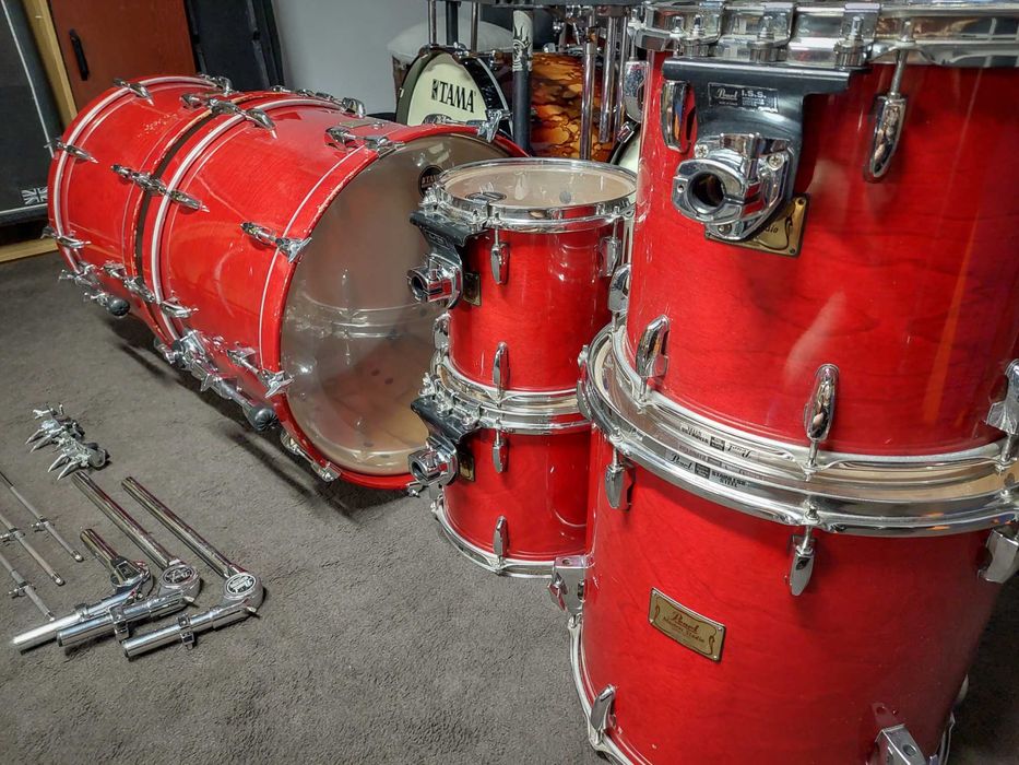 Unikatowa perkusja Pearl Masters BRX: 2x22, 10, 12, 14, 16