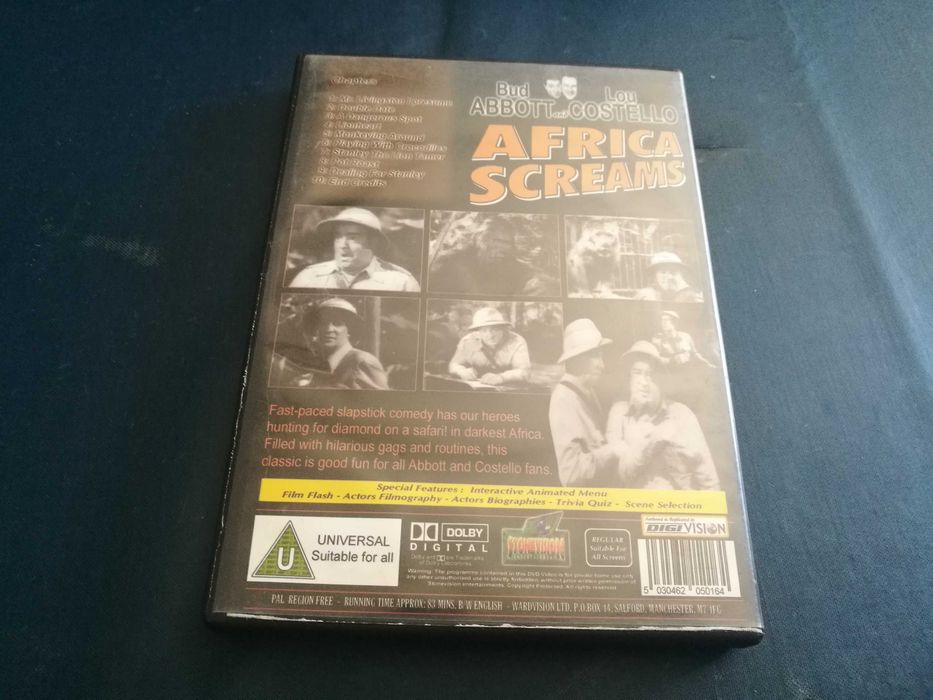 AFRICA SCREAMS 	DVD (Inglês sem legendagem)