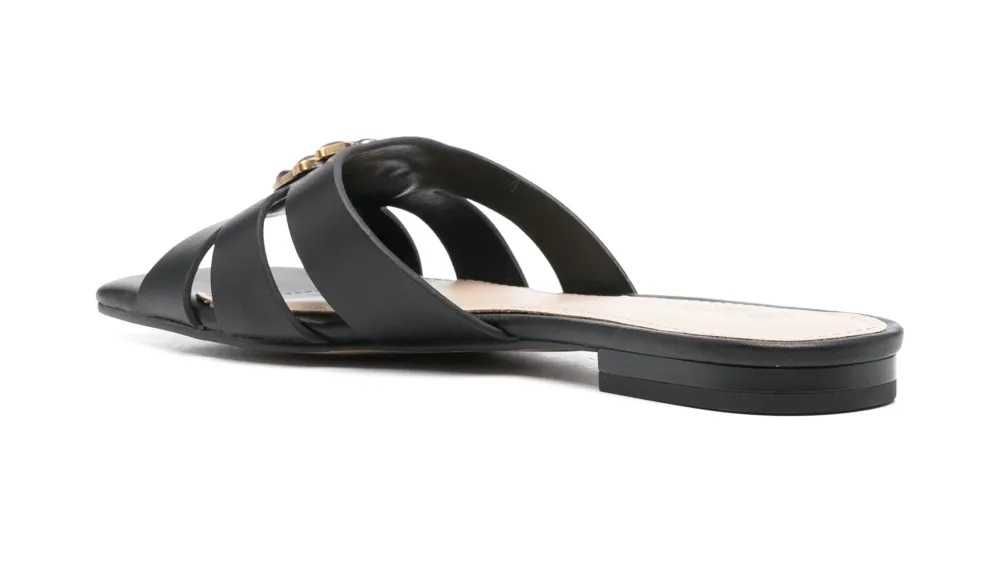 PINKO luksusowe damskie klapki skórzane NOWOŚĆ