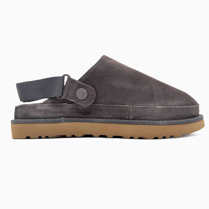 Уггі UGG Goldenstar Clog Grey premium БЕЗ ХУТРА осінні угги клоги