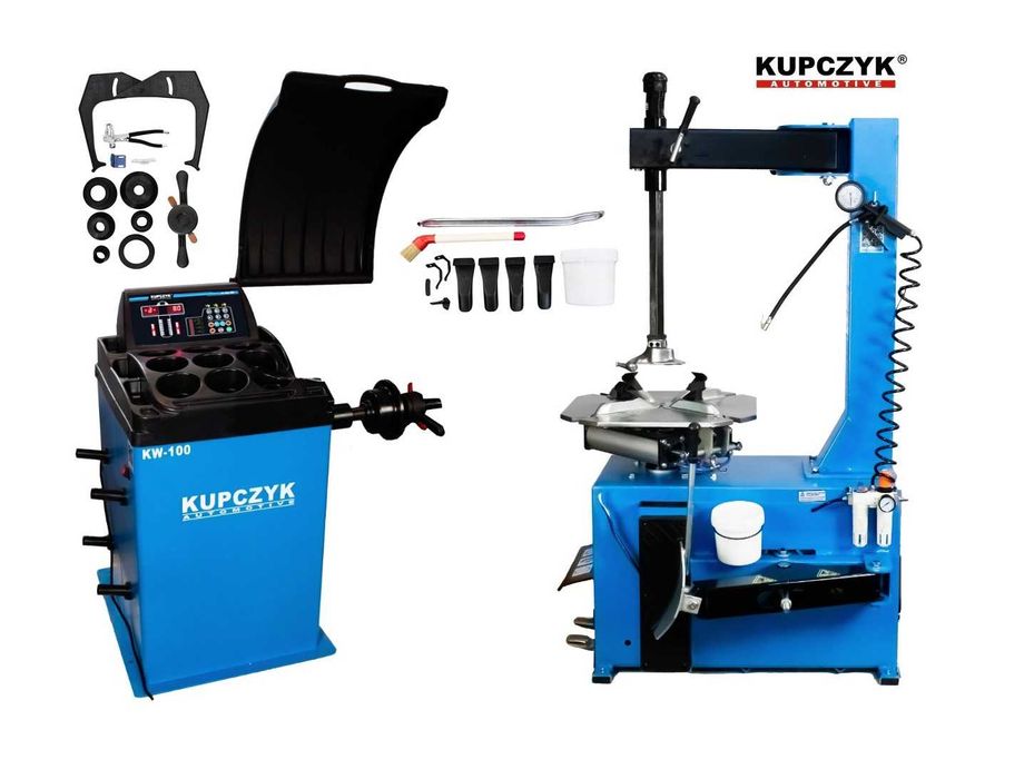 Zestaw Wulkanizacja Montażownica Wyważarka Kupczyk Dostawa 0 zł