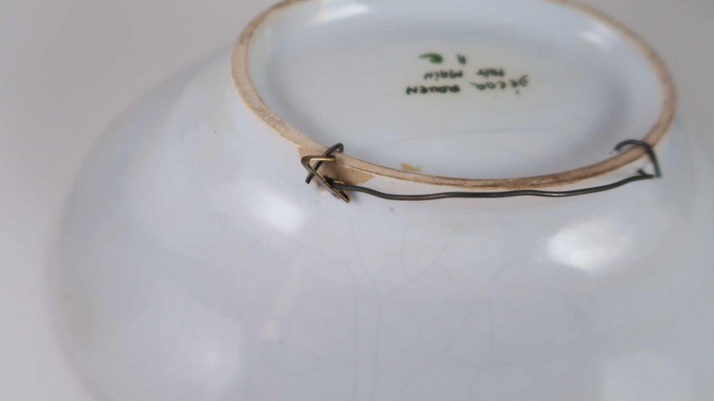 Bacia de barbeiro em faiança