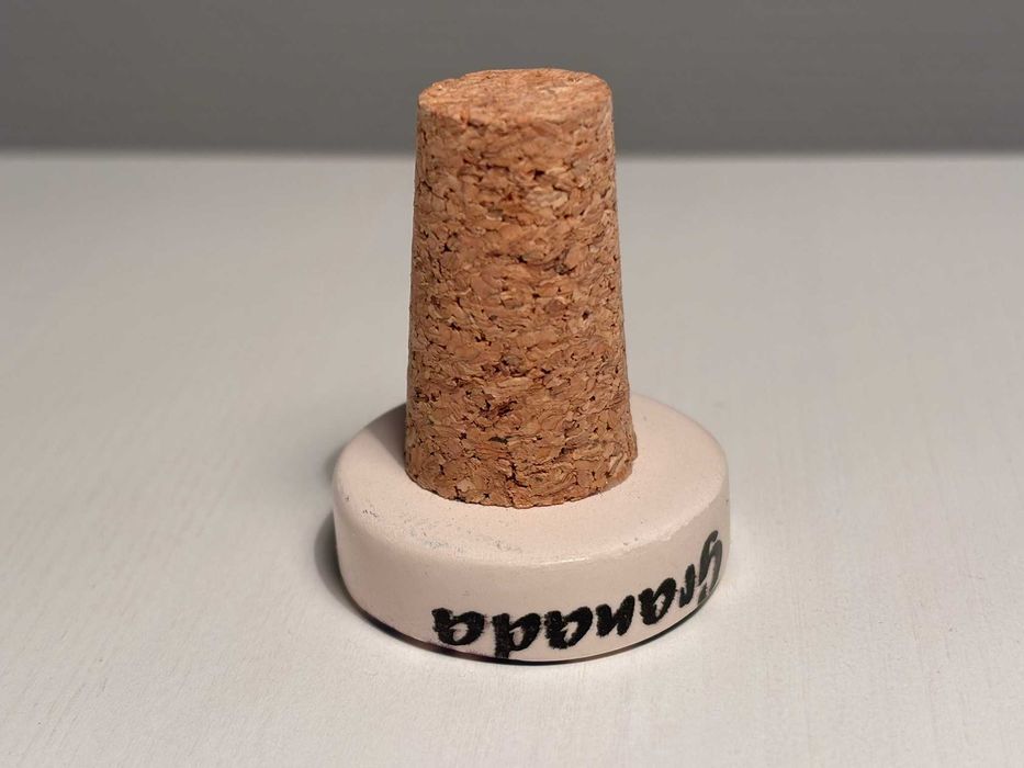 NOWY Ozdobny korek do butelki/wina, Granada