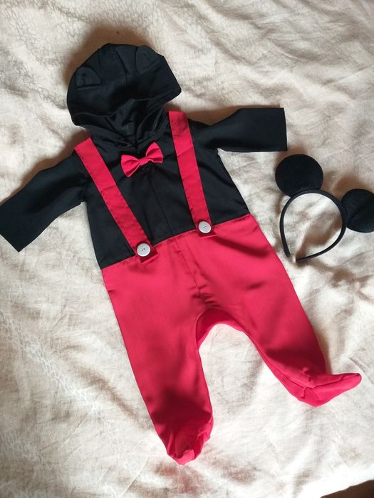 Костюм-человечек Микки Маус 4-6мес