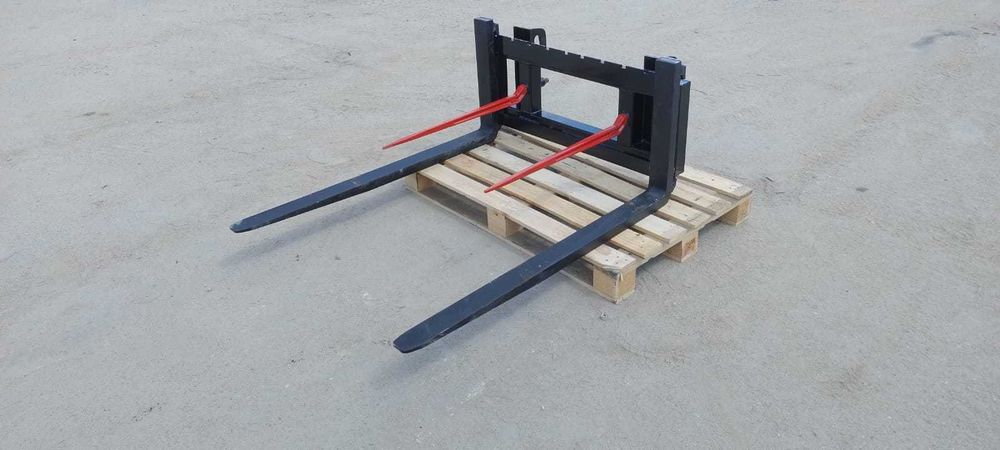 Paleciak widły do palet do beli WEIDEMANN ramka + widły + kły do bel