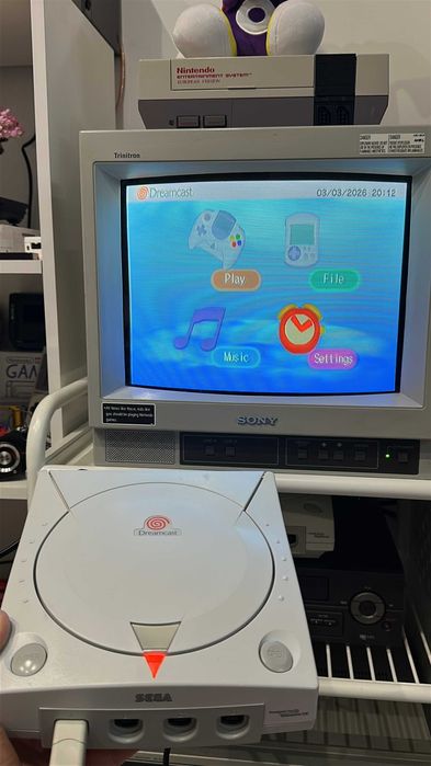 Konsola Sega Dreamcast NTSC-j + oryginalny pad z kartą pamięci + gra