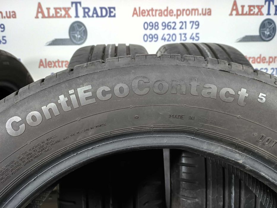 4 шт. 195/55 R16 Continental ContiEcoContact 5 літні шини бу
