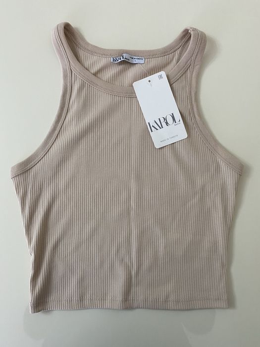 Бежева майка Karol Basic