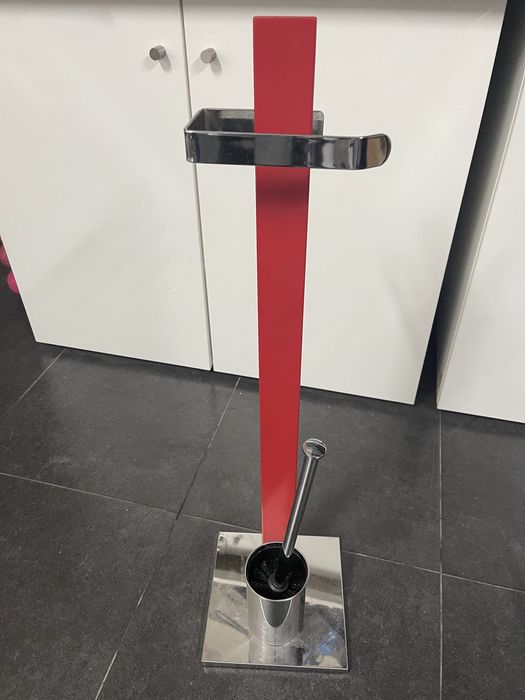 Suporte papel higiénico + piaçaba