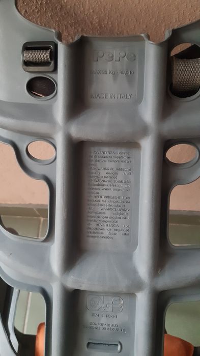 Fotelik rowerowy dla dziecka do 22 kg