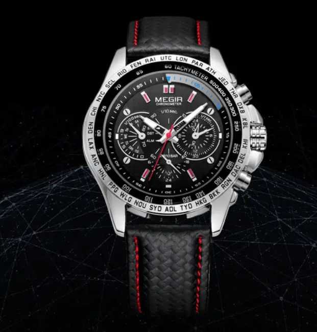 Спортивний міцний чоловічий наручний годинник мужские часы новые