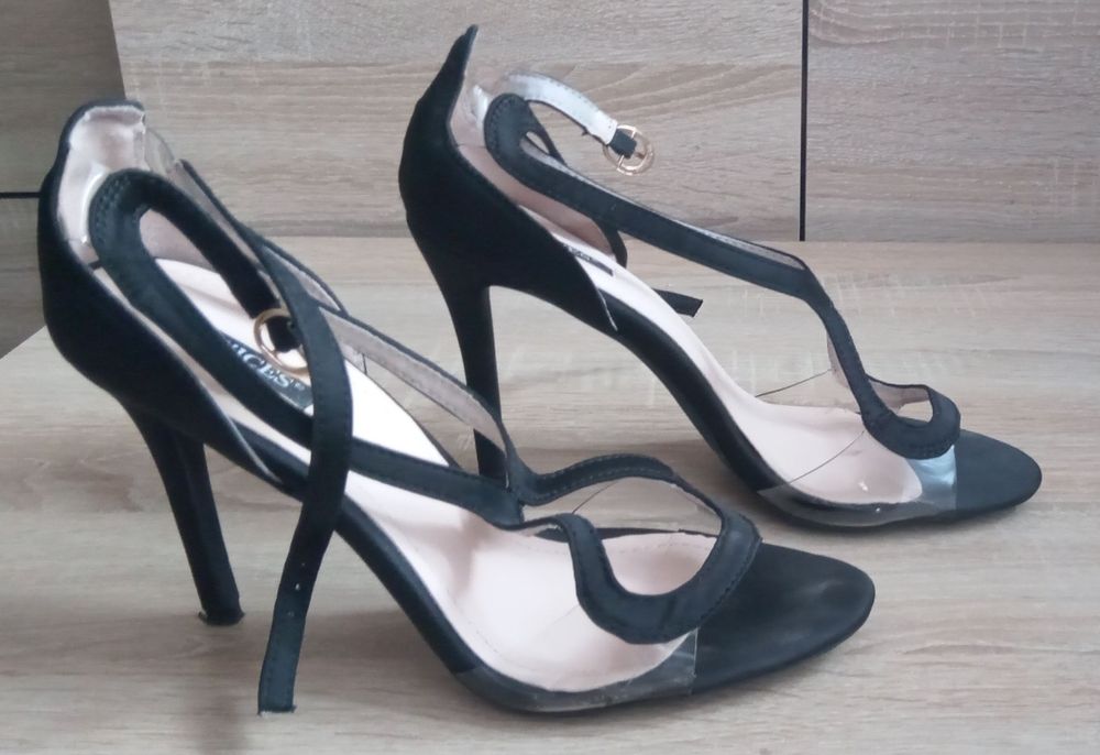 Buty damskie sandały wysoki obcas szpilka rozmiar 41