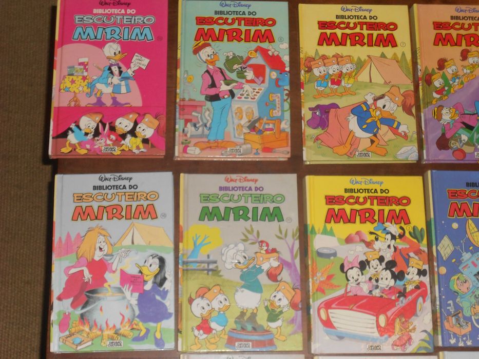 Biblioteca do Escuteiro Mirim diversos livros